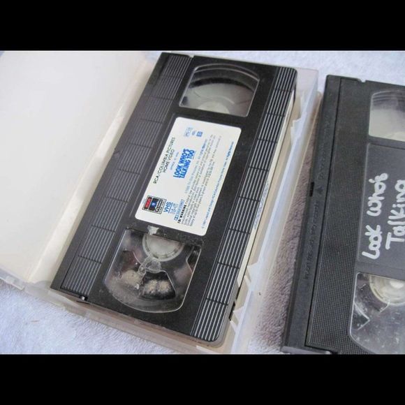 Look Who's Talking & Too Kirstie Alley Travolta VHS Cassette Tape Bundle for $2 - Picture 2 of 6